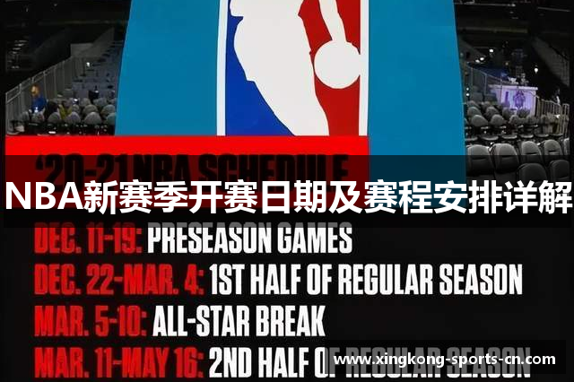 NBA新赛季开赛日期及赛程安排详解