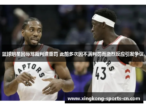 篮球明星因辱骂裁判遭重罚 此前多次因不满判罚而激烈反应引发争议